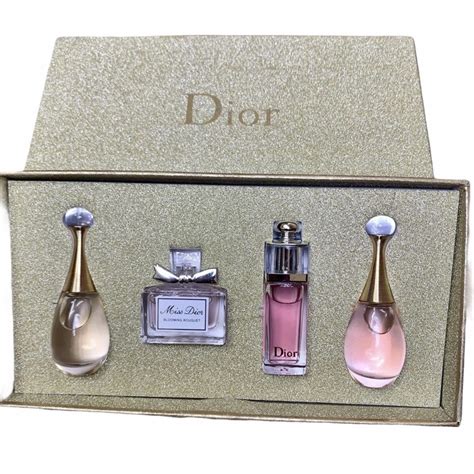 christian dior perfume miniatures|dior miniature perfume gift set.